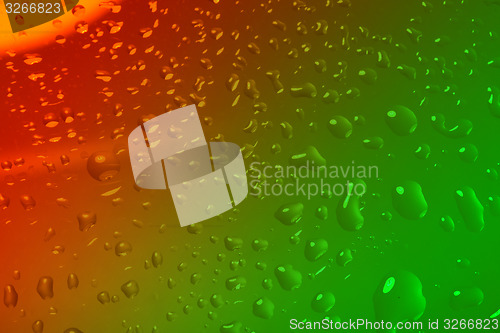 Image of color abstract background with water drops