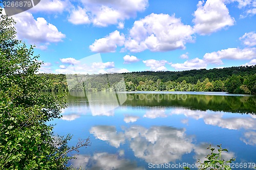 Image of Summer landscape with a river