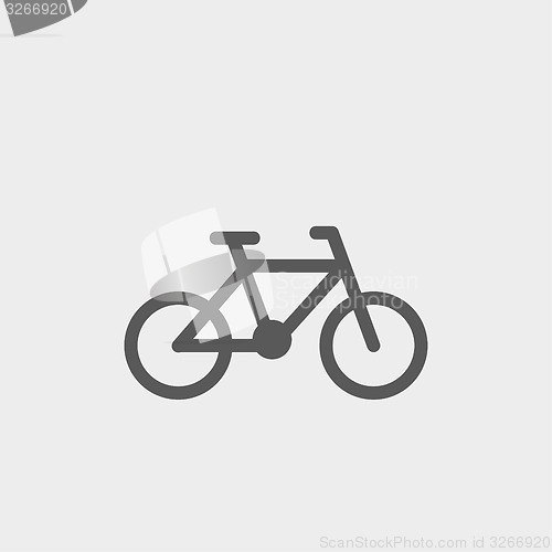 Image of Bicycle thin line icon