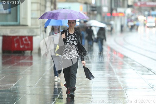 Image of People on street