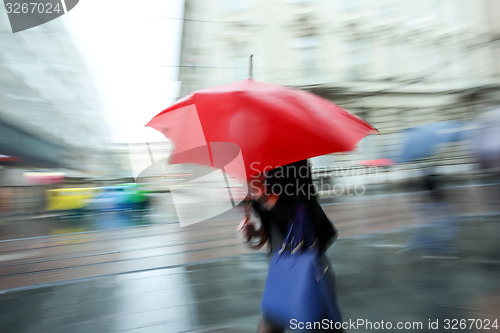 Image of Woman in motion