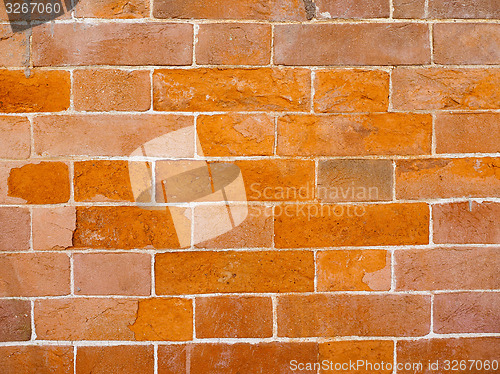 Image of Retro look Red bricks background