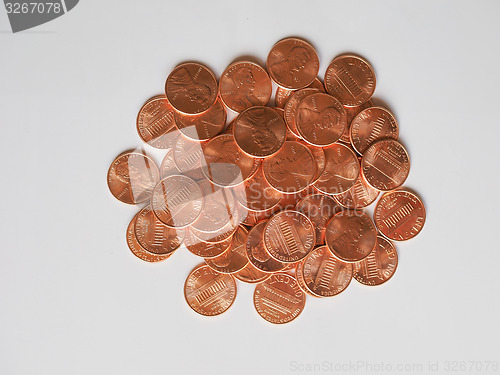 Image of Dollar coins 1 cent