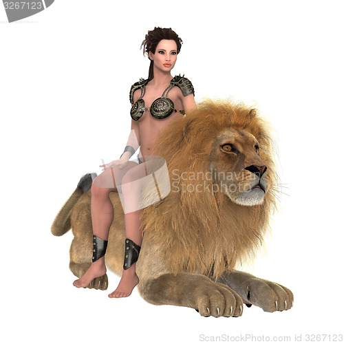 Image of Lady and Lion