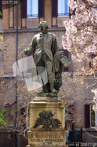 Image of Statue of the philosopher Nicola Spedalieri MCMIII in Rome, Ital