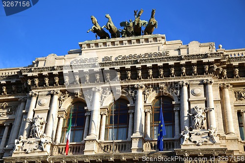 Image of  Italian Palace of Justice in Rome, Italy