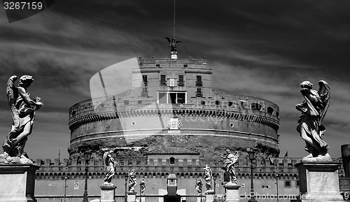 Image of Castel Sant\' Angelo in Rome, Italy 