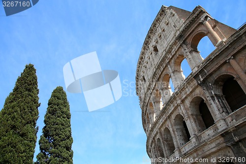 Image of The Colosseum in Rome, Italy