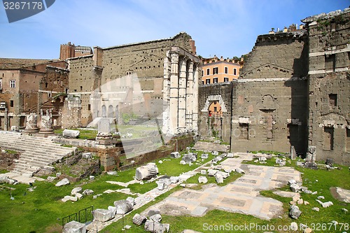 Image of The Forum of Augustus in Rome, Italy