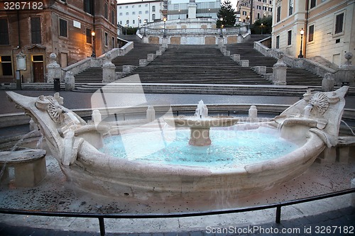 Image of Piazza di Spagna in Rome, Italy