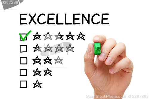 Image of Excellence Rating Concept