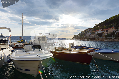 Image of Port in the sunset