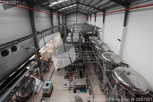 Image of Industrial interior of an alcohol factory