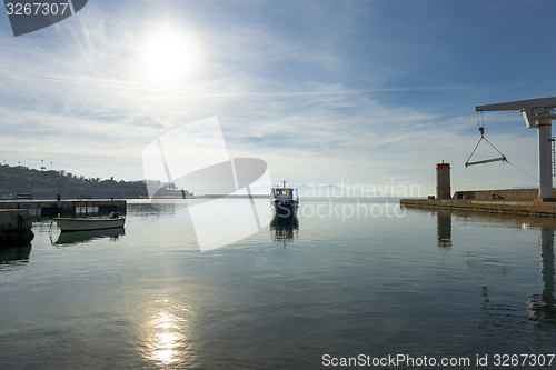 Image of Sail of a sailing boat