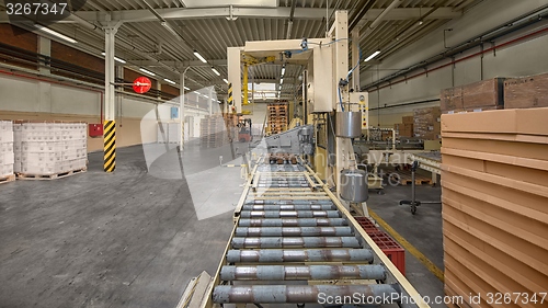 Image of Conveyor belt in factory