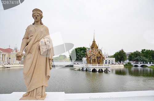 Image of Bang Pa-In Royal Palace in Ayutthaya, Thailand.