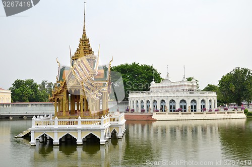 Image of Bang Pa-In Royal Palace in Ayutthaya, Thailand.