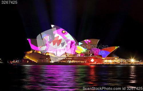 Image of Sydney Opera House during Vivid Sydney