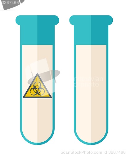 Image of Two test tube.