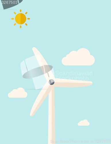 Image of One windmill