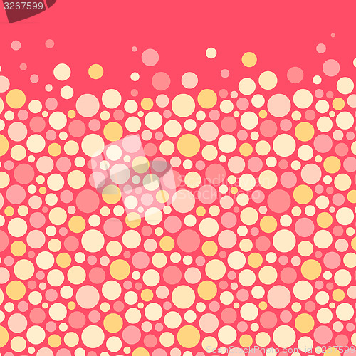 Image of Abstract background with color circles. Vector illustration.