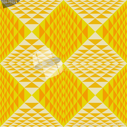 Image of Abstract geometrical background with pyramids. Seamless pattern.