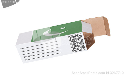 Image of Concept of export - Product of Pakistan