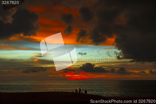 Image of Colourful sunset