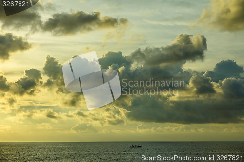 Image of Cloudy sunset