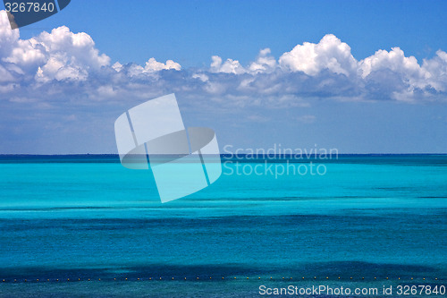 Image of blue and blue in the sea