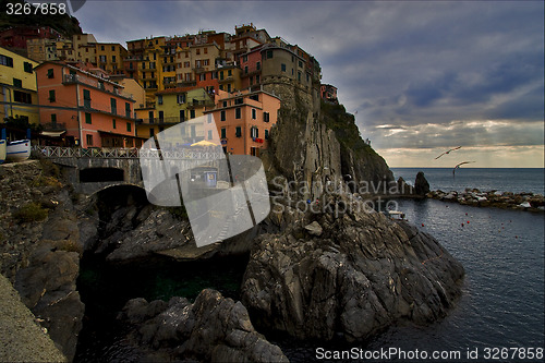 Image of italy and manarola,liguria