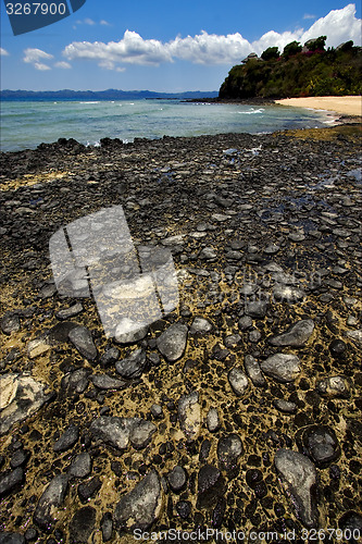 Image of rock and sand
