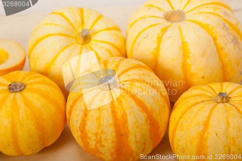 Image of fresh yellow pumpkin