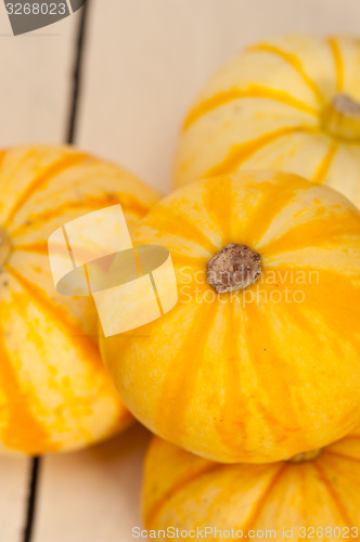 Image of fresh yellow pumpkin