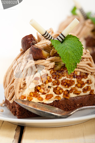 Image of chestnut cream cake dessert