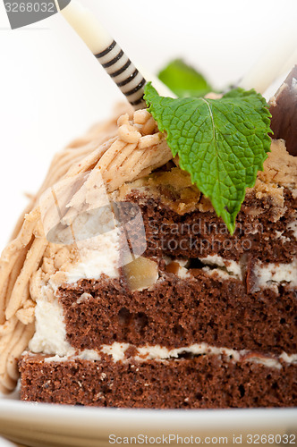 Image of chestnut cream cake dessert