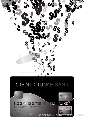 Image of credit card dollar