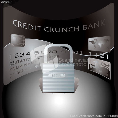 Image of credit card lock
