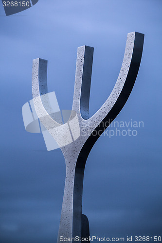 Image of Detail of the Sun Voyager in Reykjavik, Iceland