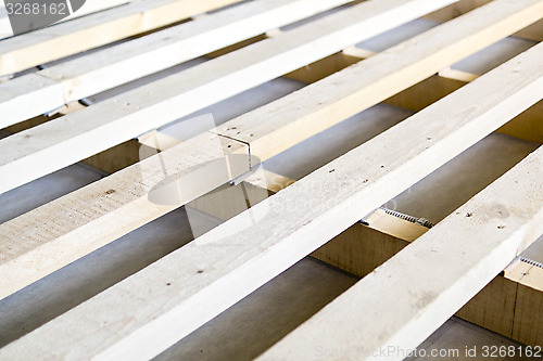 Image of Construction of flooring in house