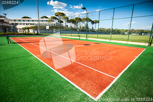 Image of tennis court