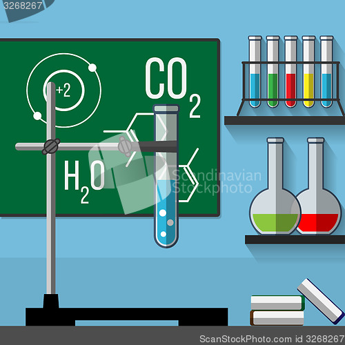 Image of Chemistry classroom.
