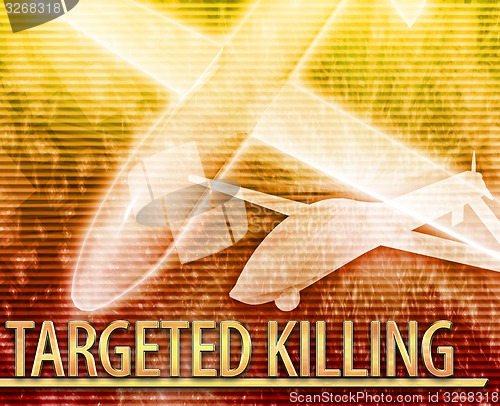 Image of Targeted killing Abstract concept digital illustration