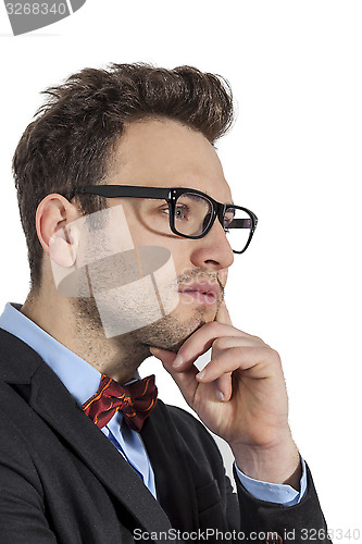 Image of Profile of a Young Businessman