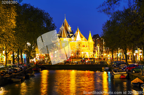 Image of The Waag (Weigh house) in Amsterdam