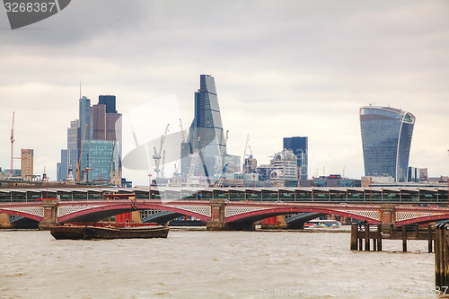 Image of Financial district of London city