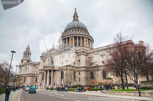 Image of Saint Paul\'s cathedral in London