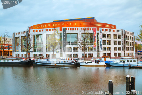 Image of Nationale opera and ballet building in Amsterdam