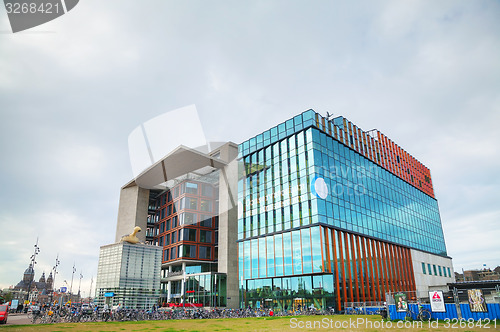 Image of Central public library in Amsterdam