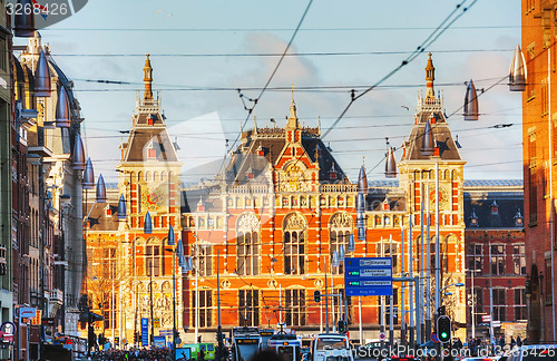 Image of Amsterdam Centraal railway station